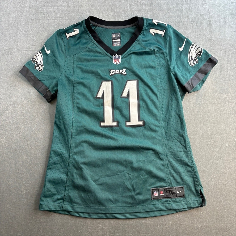 Nike Philadelphia Eagles Carson Wentz #11 NFL Jersey Women's Large Green